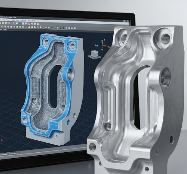 From digital design to a physical part with prototype machining