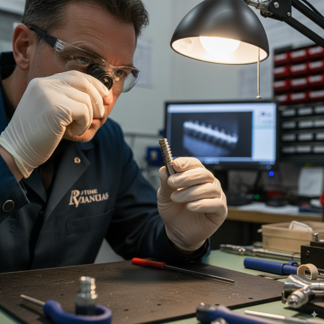 Quality inspection of precision CNC milling components for the medical industry